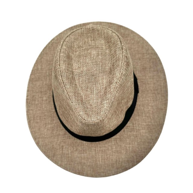 ΗΕ 194 | Γυναικείο Ψάθινο Καπέλο Γκρι