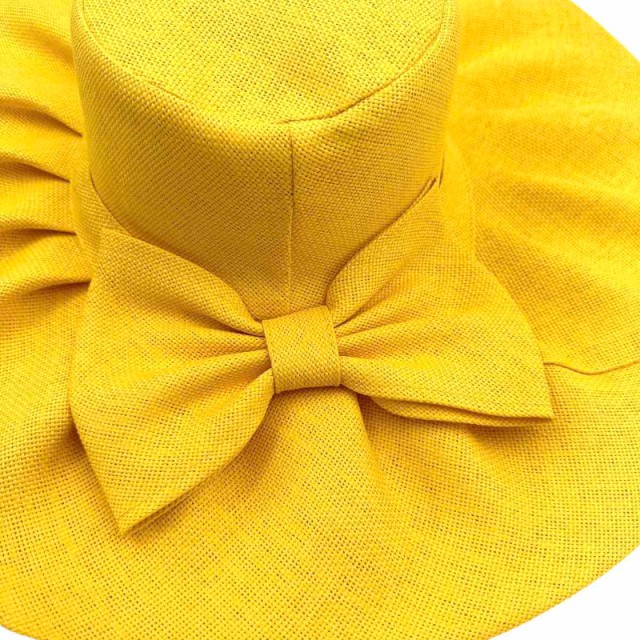 ΗΕ 150 | Γυναικείο Ψάθινο Καπέλο Κίτρινο