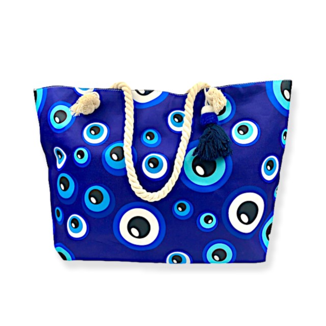 UN 210 | Women's Beach Bag with Eye Blue