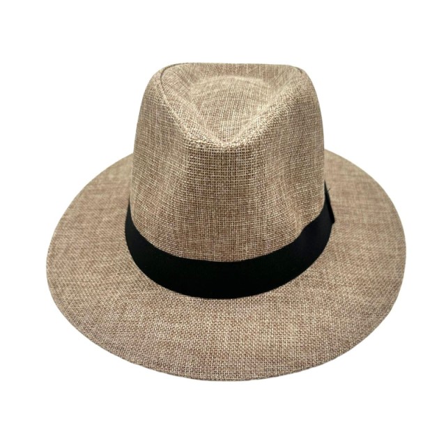 ΗΕ 194 | Γυναικείο Ψάθινο Καπέλο Γκρι