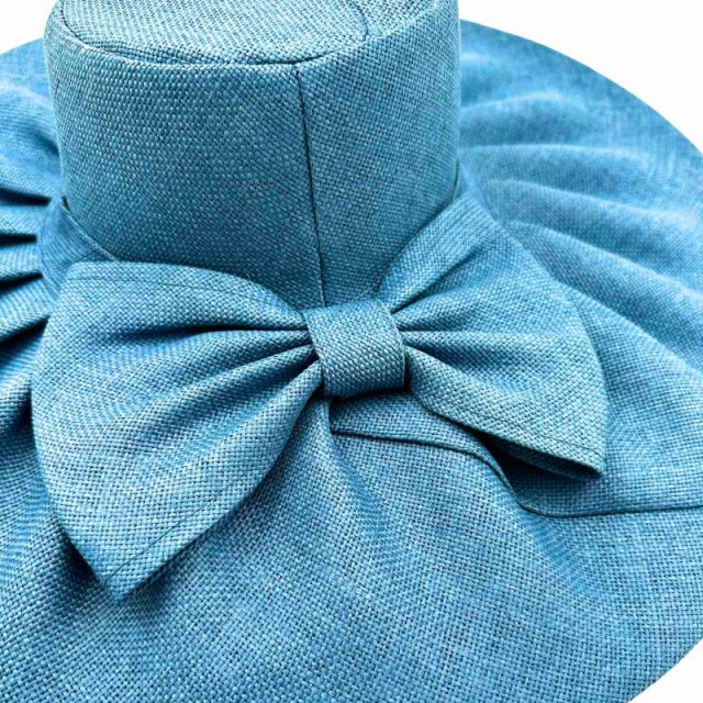ΗΕ 150 | Γυναικείο Ψάθινο Καπέλο Μπλε